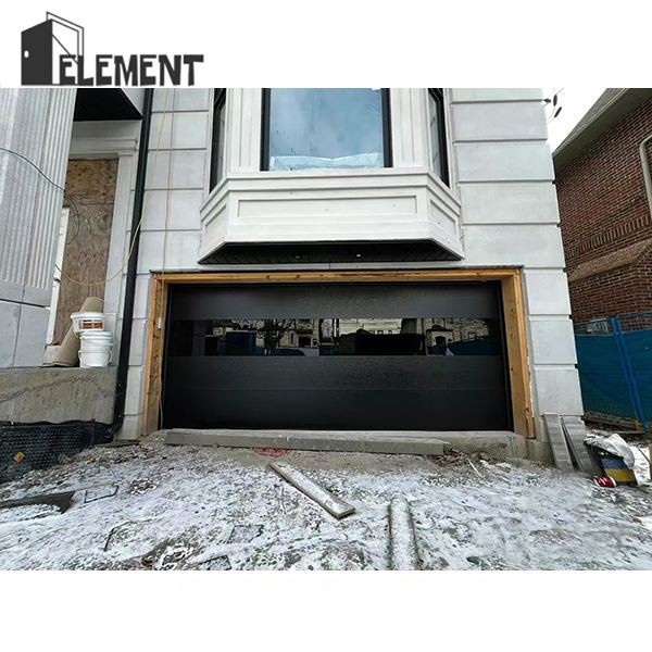 Modern Villa Frameless Aluminum Garage Door